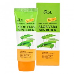 Soothing & Moisture Aloe Vera Sun Block Солнцезащитный крем с алоэ для лица и тела, 70 мл